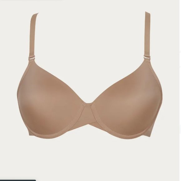 Zivame Padded Wired 3/4th Coverage T-Shirt Nude Bra - Picture 1 of 6